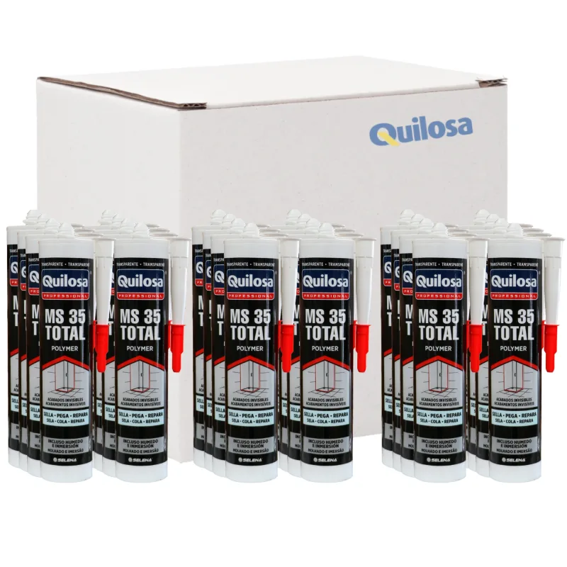 Caja 24 uds. sellador polímero sintex ms transparente 280 ml