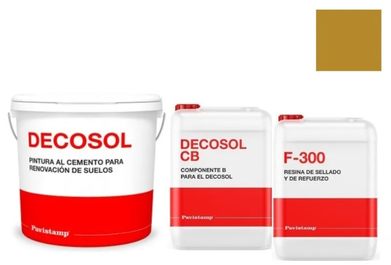 Kit 100 m2 renovador de color para hormigón impreso-manzana