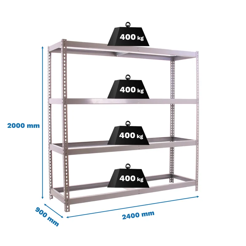 Estanteria simonforte 2409-4 galva - 770100045202494 - simon rack