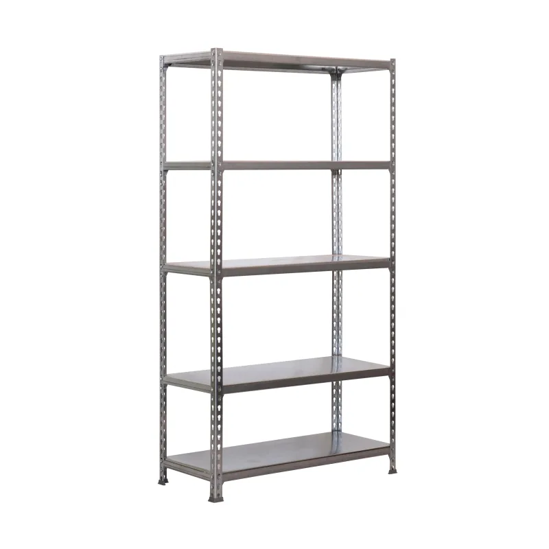 Estantería metálica en kit de 200x120x30cm y carga máx.200 kg por balda color galvanizado/galvanizado