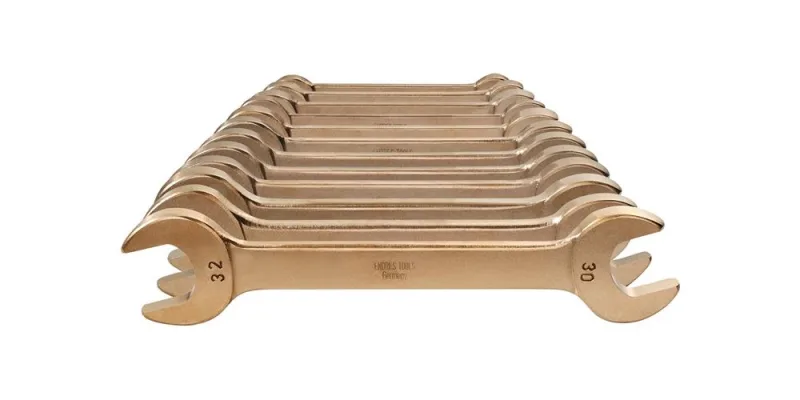 Endres tools jeu de clés à fourches 12 pièces sw6-32 mm bronze