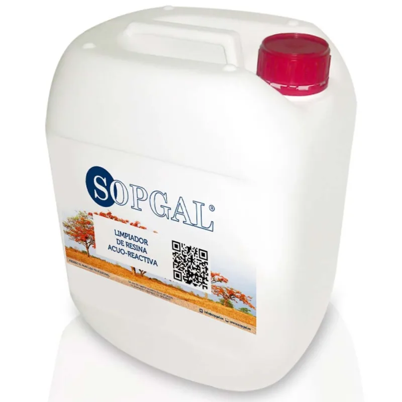 Limpiador de resina acuarreactiva (25l) - limpia los accesorios utilizados en procesos de inyección de resinas para capilaridades