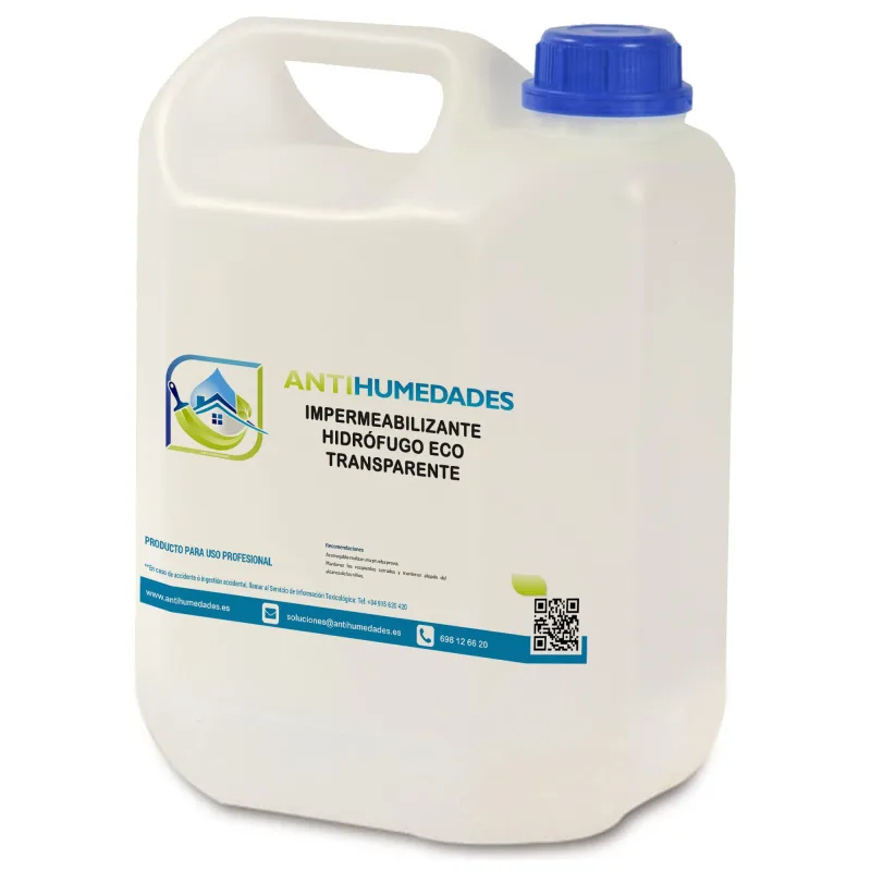 Impermeabilizante hidrófugo invisible eco (25l) - repele agua y manchas, protege fachadas, terrazas, tejados, baldosas...