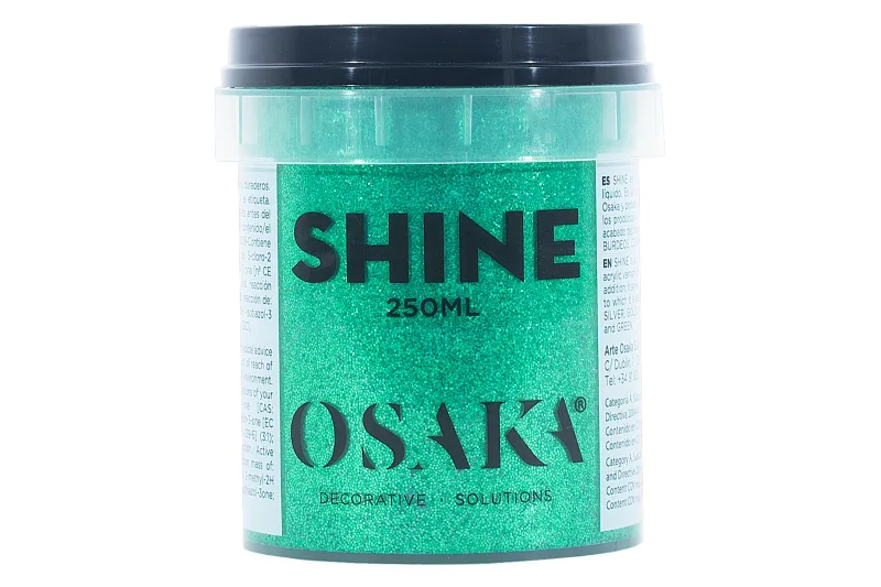 Pigmento en pasta shine osaka color verde 250 ml base agua
