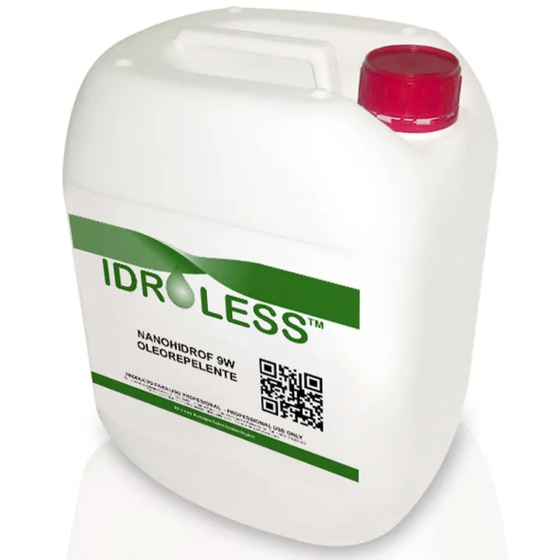 Nanohidrof 9w oleorepelente y antimanchas (25 litros) - repelente de grasas y aceites. hidrófugo sin disolventes con nanopartículas