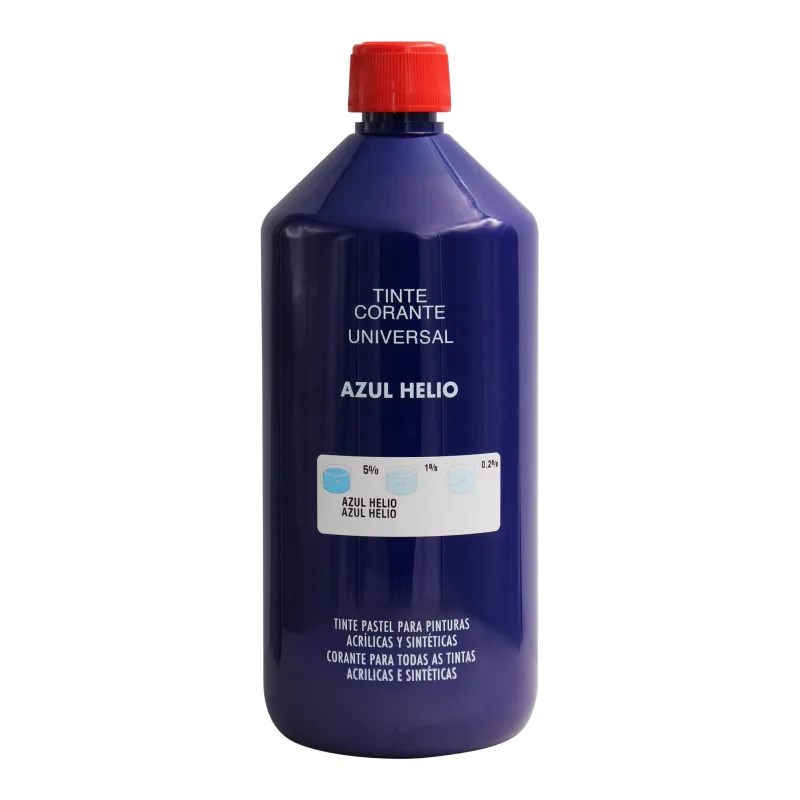 Colorante líquido richard color azul helio 1 litro