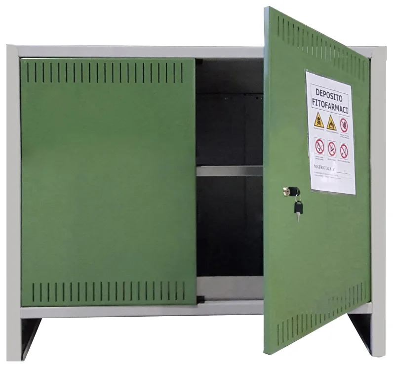 Armario para productos pestal kit 2 puertas 100x40xh80