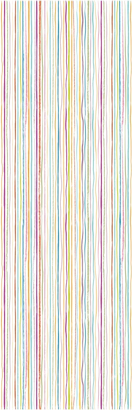 Revestimiento adhesivo mural con líneas rosa linea color de 0.9 x 2.8m