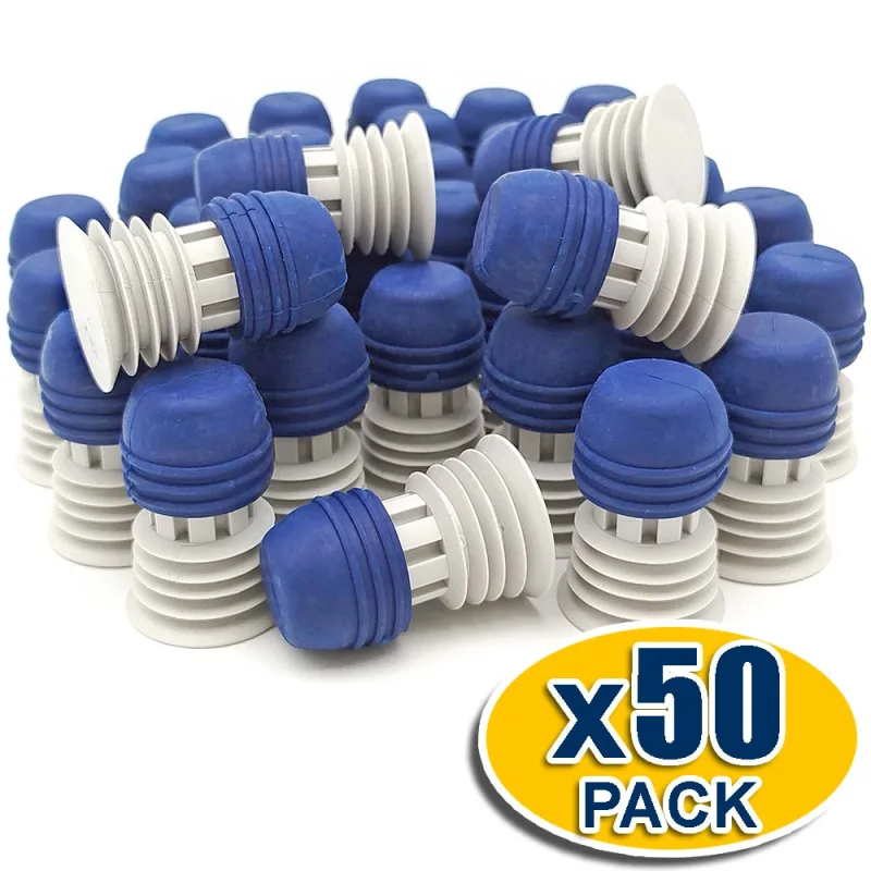 Pack 50 tapón sellador hidroexpansivo de tubos pasamuros - se expande con el agua sellando los agujeros de muros tras el desencofrado