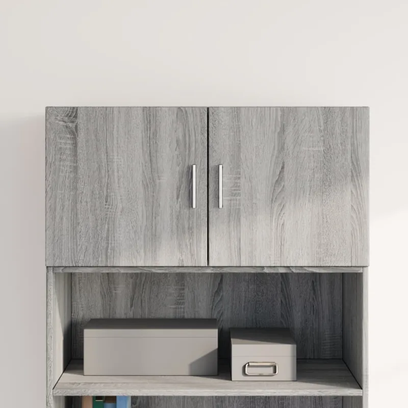 Maison exclusive - armario de pared madera de ingeniería gris sonoma 80x42,5x40 cm