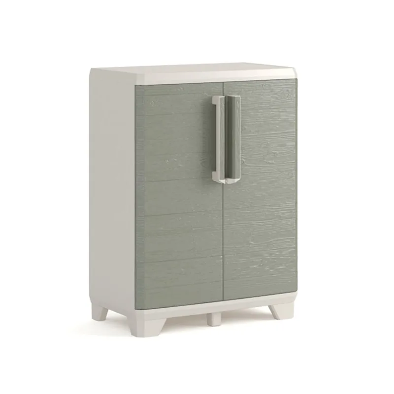 Armario keter wood grain bajo 68x39x97 cm