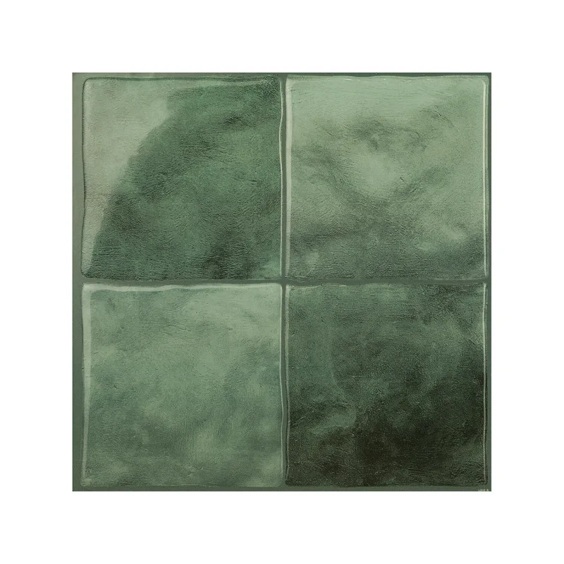 Pegatina mosaico verde smart tiles zellige taza de 22x22cm