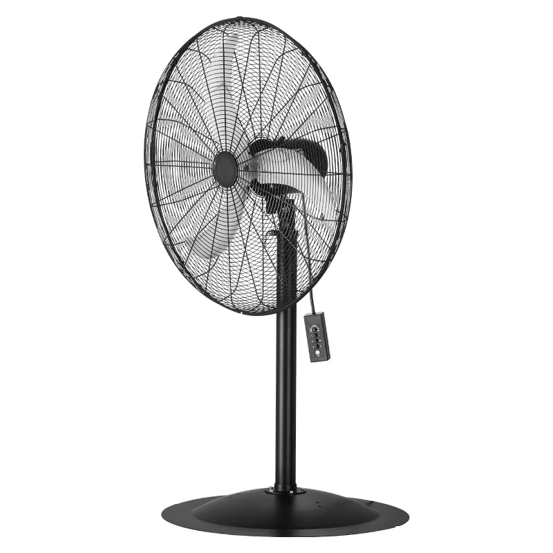 Ventilador industrial de pie 30, oscilante 85°, 3 velocidades ajustables, altura ajustable succebuy