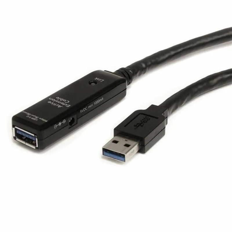 Cable usb startech usb3aaext10m usb a negro