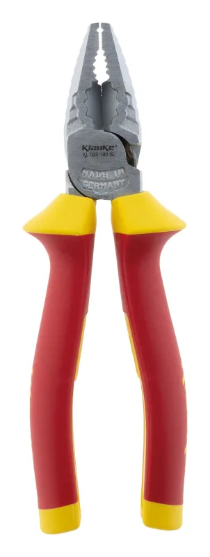 Alicate universal de alto apalancamiento 180mm aislados 1000v - klauke