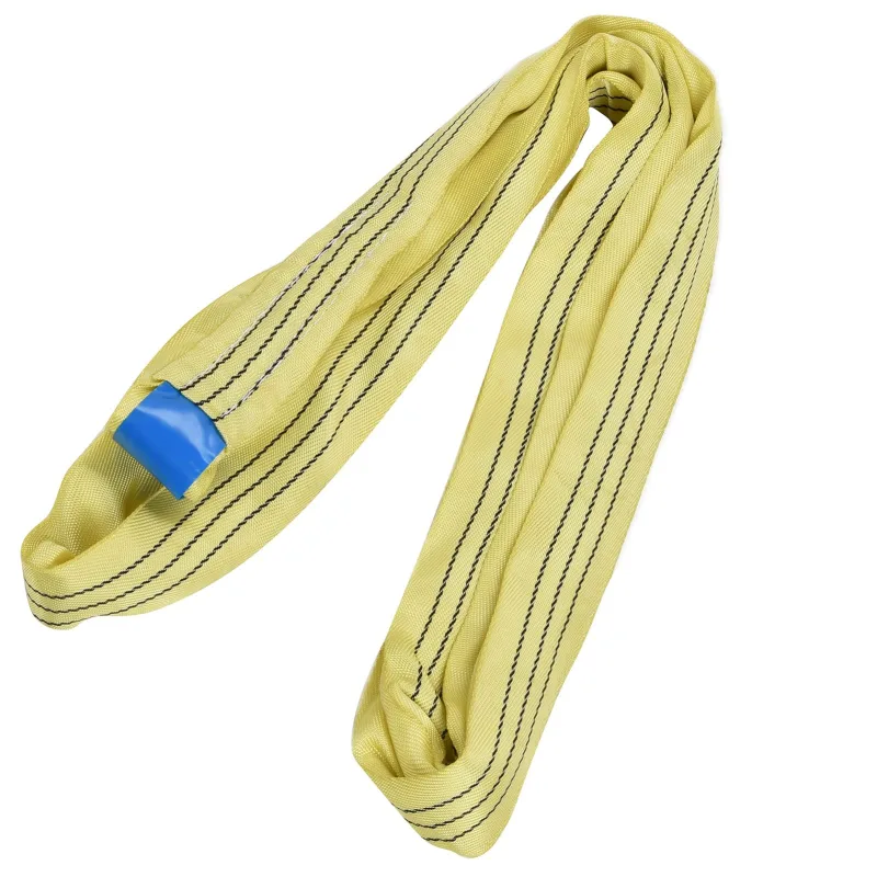 Correa de elevación blanda con eslinga redonda, correa sin fin de 3 t, accesorio para transp