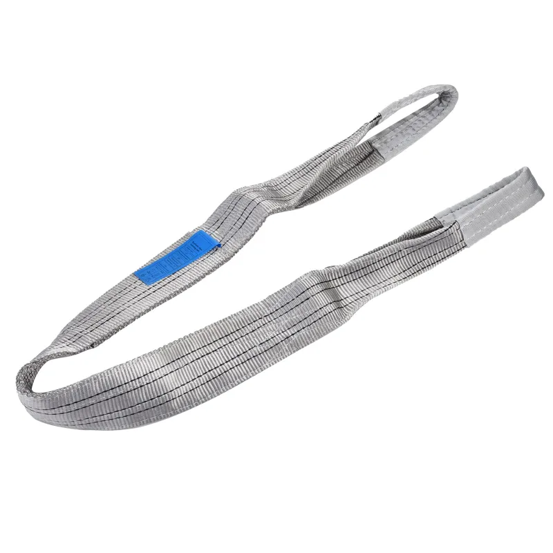 Correa de elevación plana con correa de polipasto de 4t, correa engrosada de pes, accesorio para transp