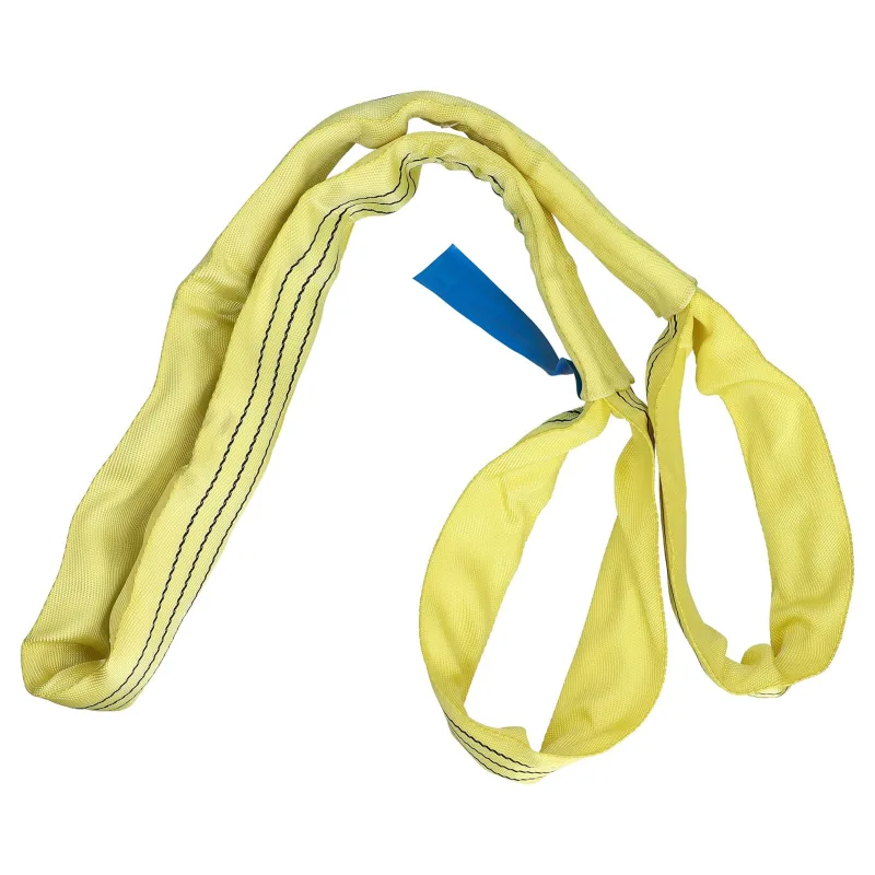 Correa de elevación blanda con correa de polipasto de 3 t, accesorio de correa pes para construcción de transp