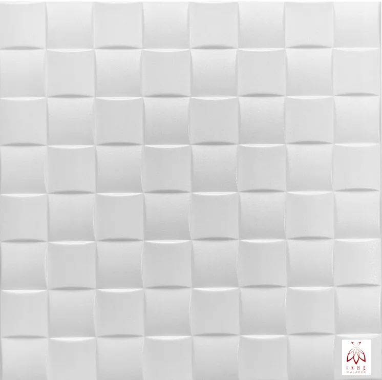 20 m² / paneles de pared 3d, revestimiento , paneles de techo, blanco, material poliestireno, espesor 2 mm 80 piezas - 0816