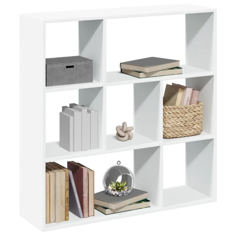 Maison exclusive - librería divisora madera ingeniería blanca 102x29x103,5 cm