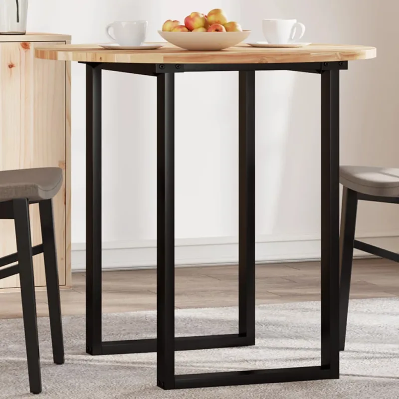 Tablero de mesa redondo madera maciza de acacia ø80x2 cm