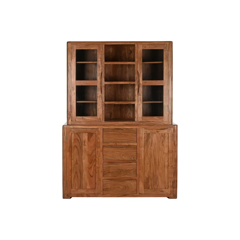 Vitrina marrón 140x45x180cm