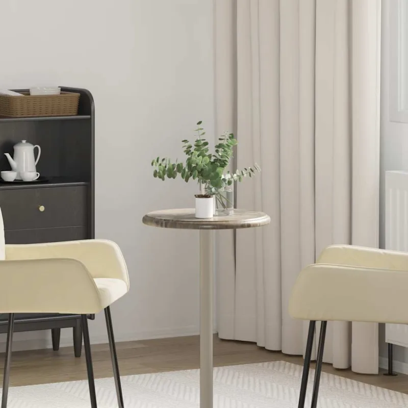 Tablero para mesa mármol gris ø40x2,5 cm