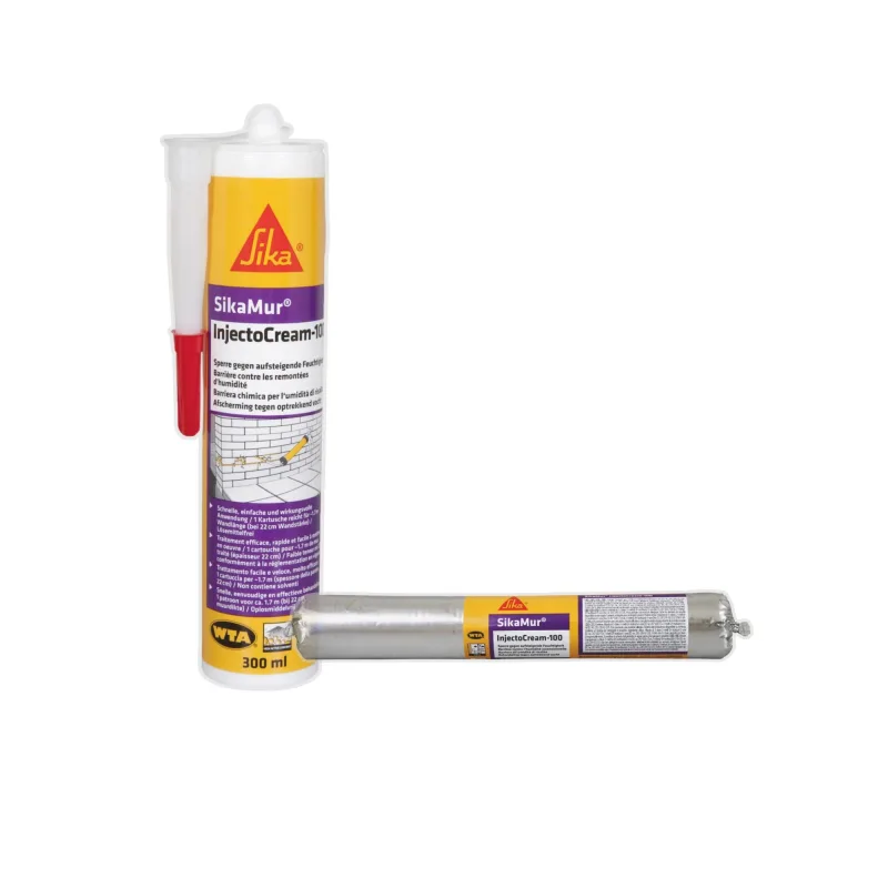 Lote de 2 unidades sikamur injectocream-100 600 ml unipac sika