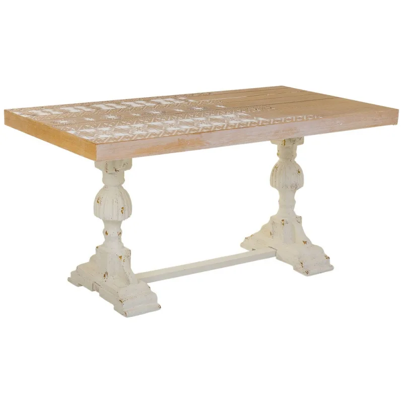 Recibidor de madera marrón 150x80x72h cm