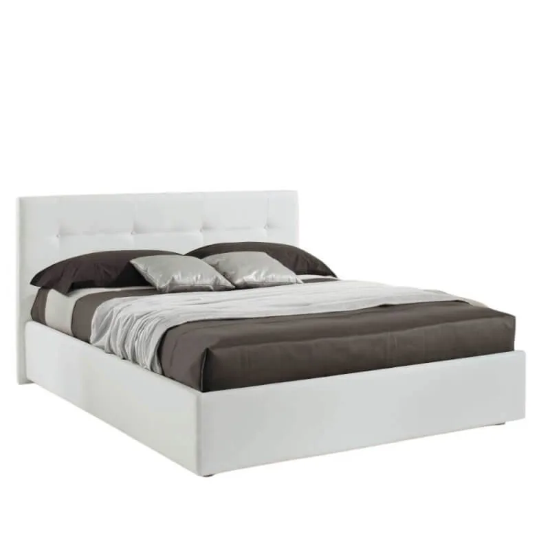 Dormitorio puente ettore blanco fresno