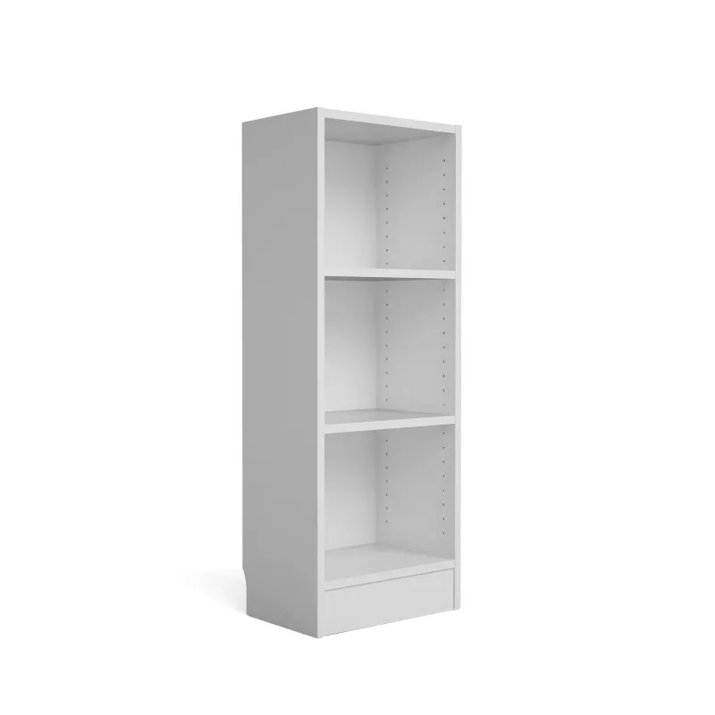 Wellhome librería turia con 2 estantes de 40x26x107cm color blanco