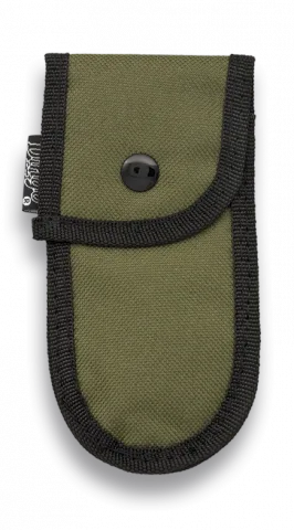 Funda Dingo Color Verde de Nylon Acolchado 13 X 6.5 Cm con Sistema de Cierre de Broche 34002