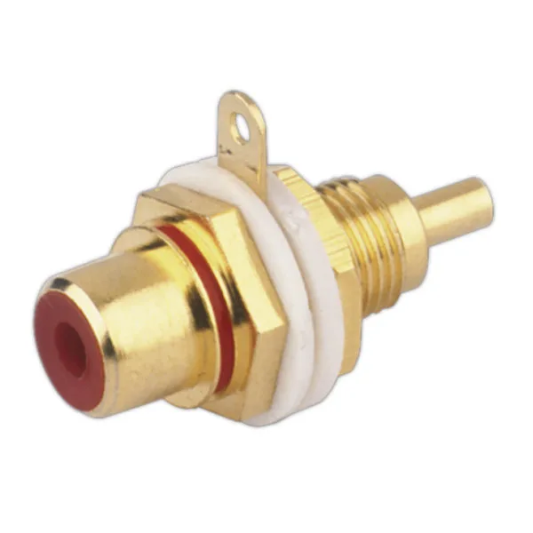 Base coaxial RCA Hembra Electro DH Color Rojo 10.581/R 8430552094530