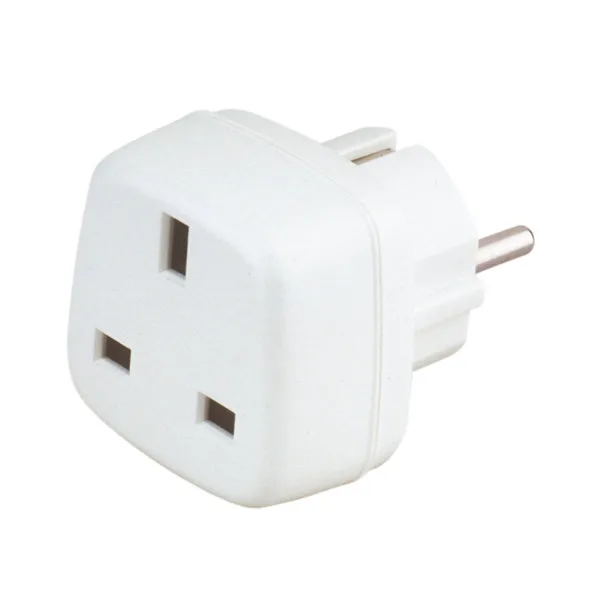 Adaptador Clavija shucko-inglesa De viaje para uso temporal 36.062 Electro DH 8430552082001