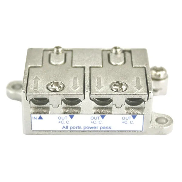 Splitter Distribuidor Satélite y Terrestre 3 vías. Electro DH. Con paso DC 10.413/3 8430552137190