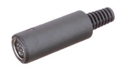 Conector hembra aéreo Mini-DIN. Electro DH. Con 6 contactos 10.636/A/6 8430552011490