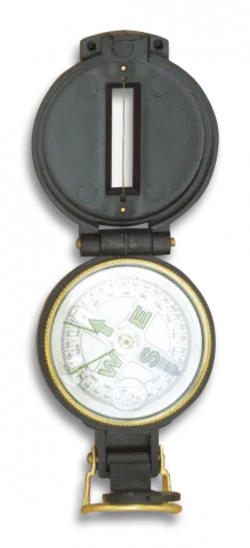 Brújula de Aceite Dingo en PVC de Color Negro. Incluye Tapa, en blister 33103