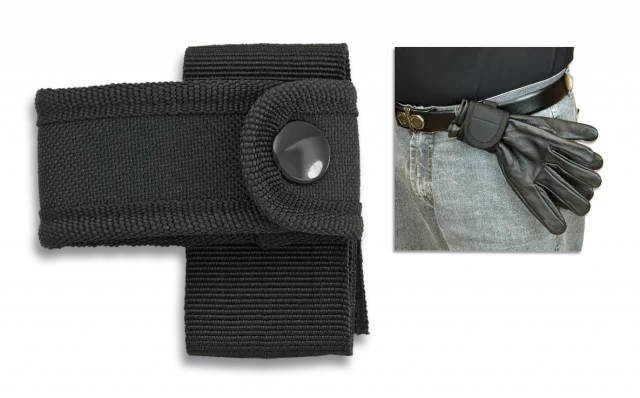 Portaguantes Dingo De Nylon Acolchado Vertical Tamaño Standar Color Negro 34319