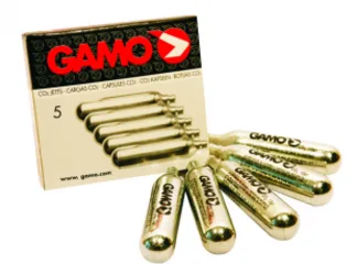 Caja de 5 Cargas de Gas para Carabinas CO2 de 12 gr Gamo 6212470