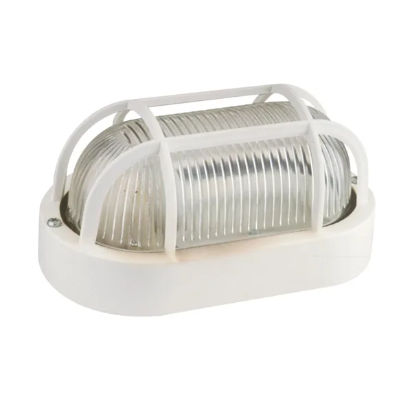 Aplique oval. 60 W / 230 VAC Blanco Electro Dh 60.245/B 8430552085620