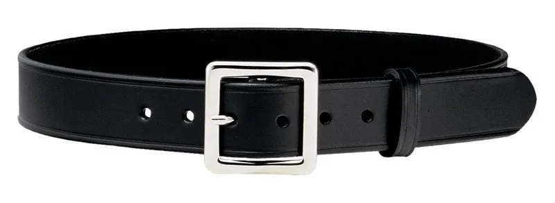 Cinturón de cuero altura 4 cm con hebilla de latón niquelado Vega Holster 1V61