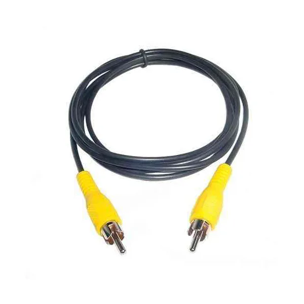 Cable RCA macho - macho Yatek, ideal para cámaras de visión trasera, longitud 3 metros, color negro