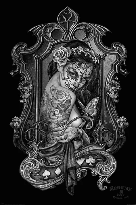 Pyramid International Póster de Widow's Weeds, papel, multicolor, 91,5 x 61 x 0,03 cm