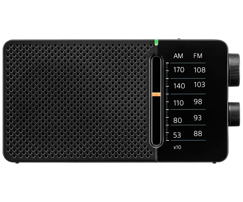 Sangean SR-36 Negro Radio FM/Am Altavoz Integrado Antena TELESCÓPICA Salida Auriculares