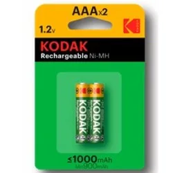 Blister pilas kodak recargables ni - mh aaa lr3 1000 mah - blister 2 pilas