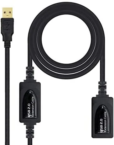 Nanocable CABLE USB 2.0 PROLONGADOR CON AMPLIFICADOR, TIPO A/M-A/H, 10 M