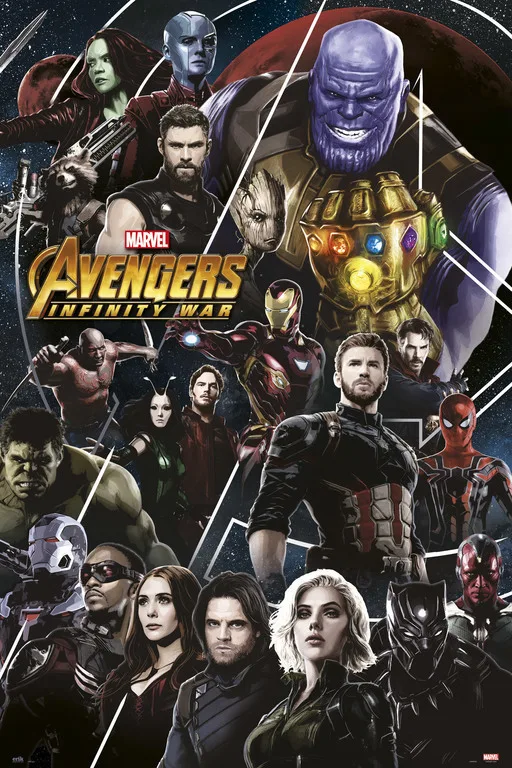 Grupo Erik Editores GPE5243 - Poster Los Vengadores Infinity War Marvel, 61 x 91,5 cm