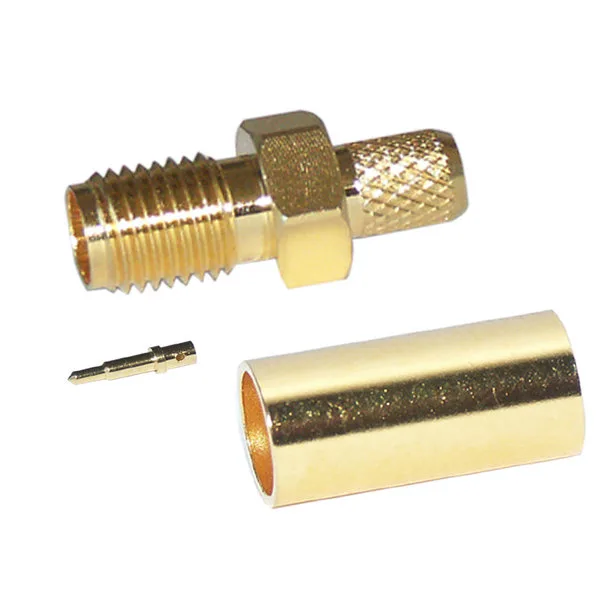 Conector SMA hembra inverso con pin central macho para cable RG-58/U Electro Dh 20.203/58 8430552114481