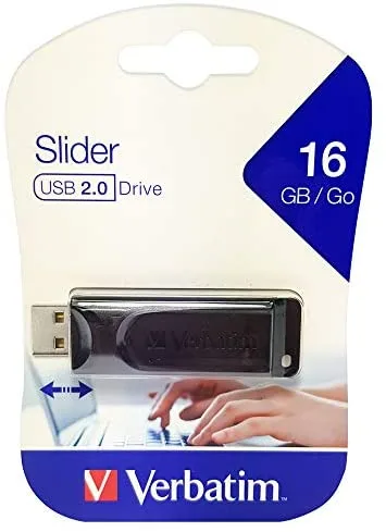 Verbatim 98696 - Memoria USB 2.0 de 16 GB, color negro