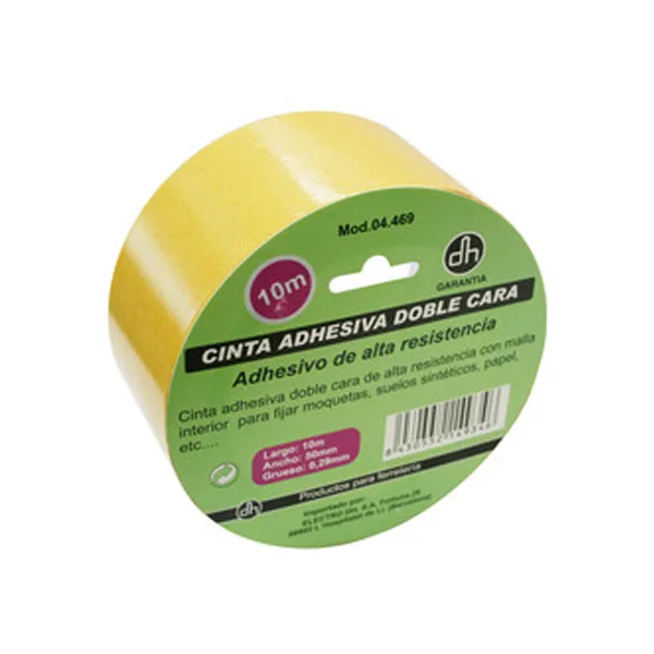 Cinta adhesiva de doble cara de alta resistencia, ideal para fijar moquetas, suelos sintéticos y más, Electro DH 04.469